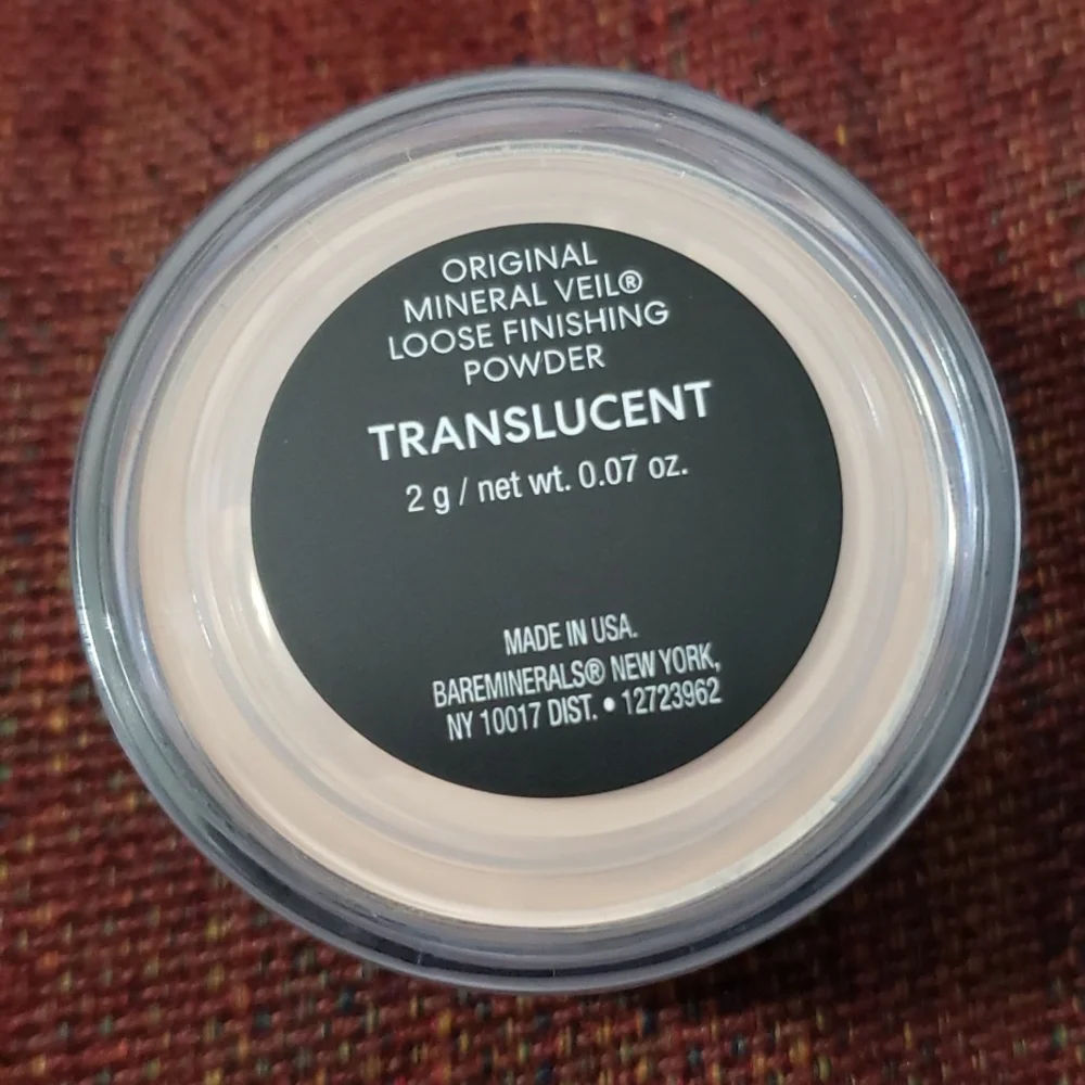 BAREMINERALS MINI ORIGINAL MINERAL VEIL LOOSE FINISHING TRANSLUCENT POWDER. - Picture 10 of 11